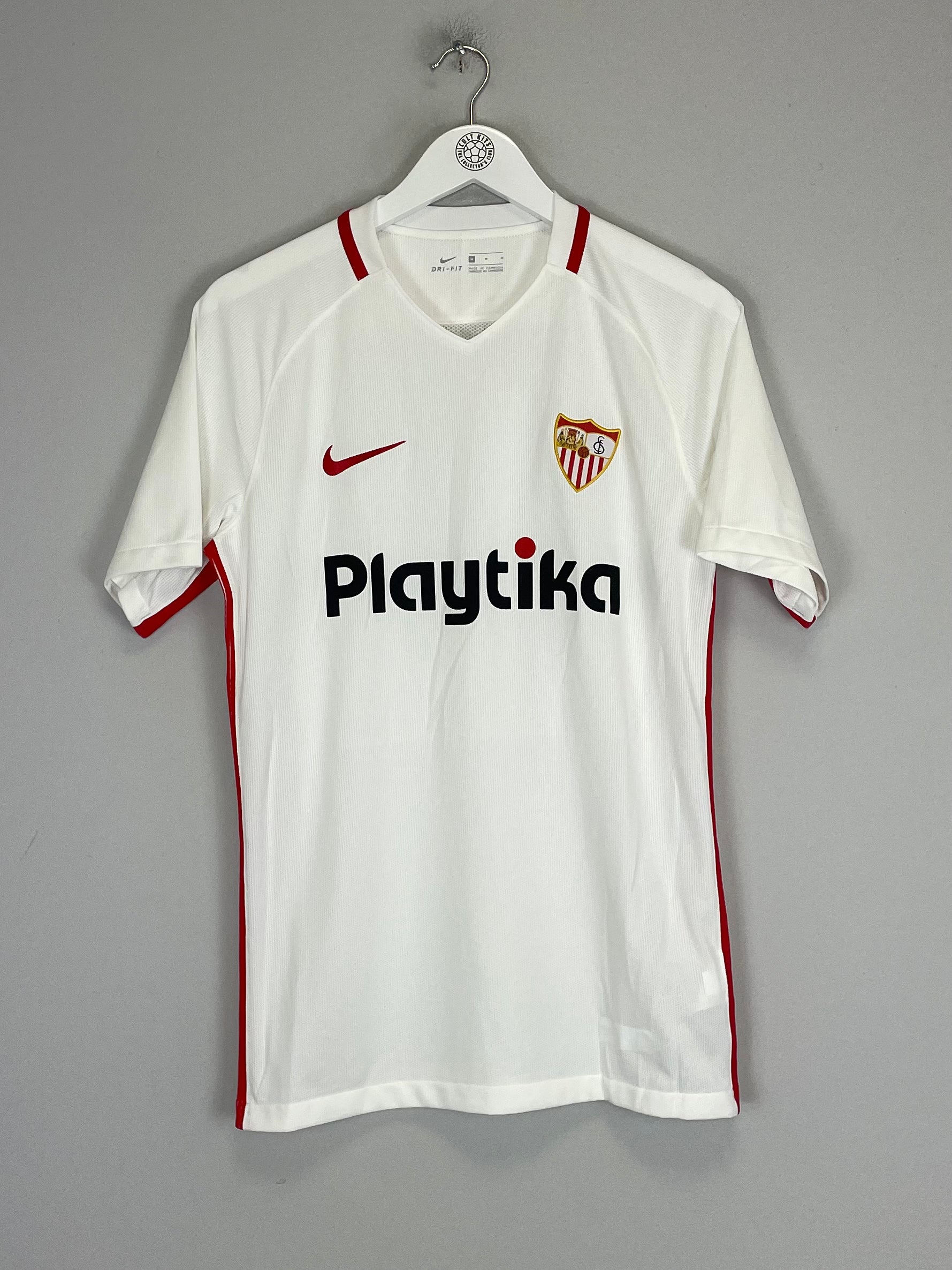 Shop 2018/19 SEVILLA HOME SHIRT (M) NIKE, classic football shirts, vintage football shirts & retro soccer jerseys at Cult Kits