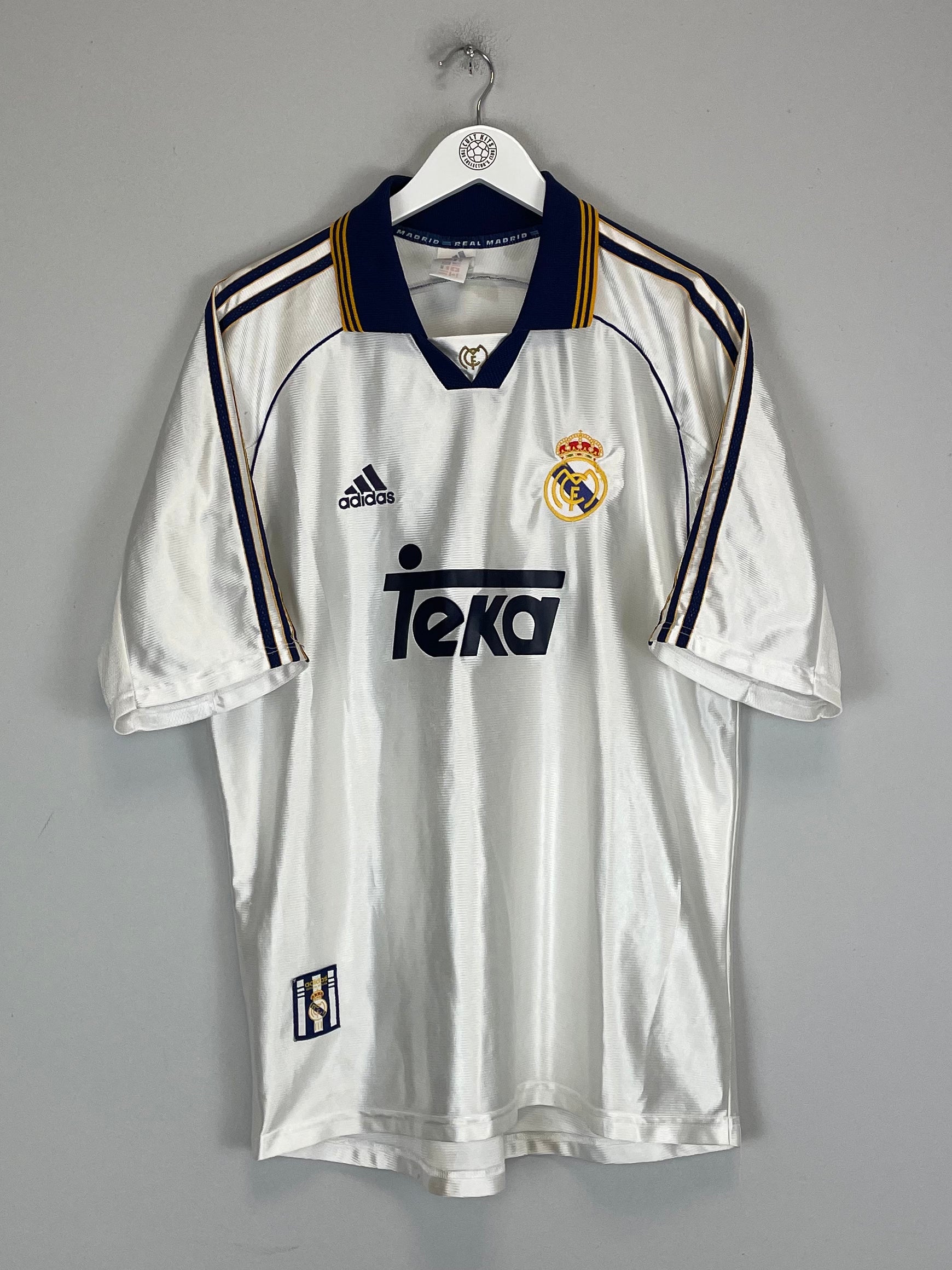 Shop 1998/00 REAL MADRID SEEDORF #10 HOME SHIRT (L) ADIDAS, classic football shirts, vintage football shirts & retro soccer jerseys at Cult Kits