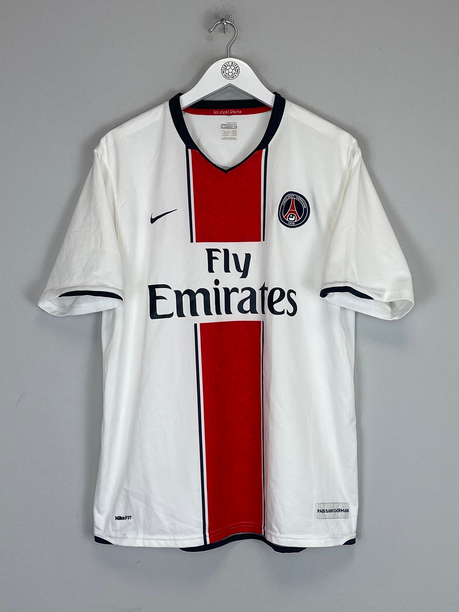 Shop 2007/08 PSG AWAY SHIRT (L) NIKE, classic football shirts, vintage football shirts & retro soccer jerseys at Cult Kits