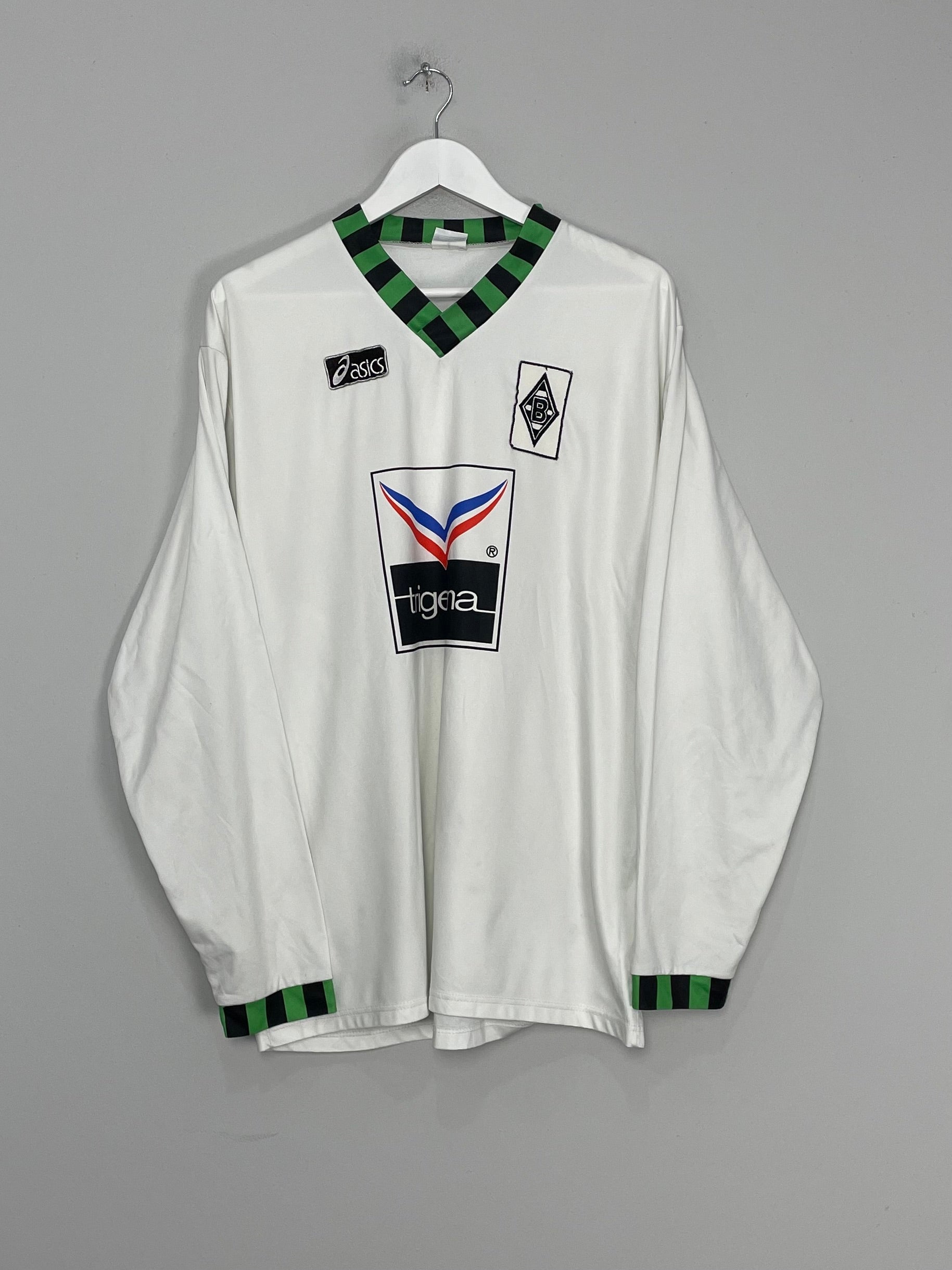 Shop 1992/94 MONCHENGLADBACH L/S HOME SHIRT (XL) ASICS, classic football shirts, vintage football shirts & retro soccer jerseys at Cult Kits
