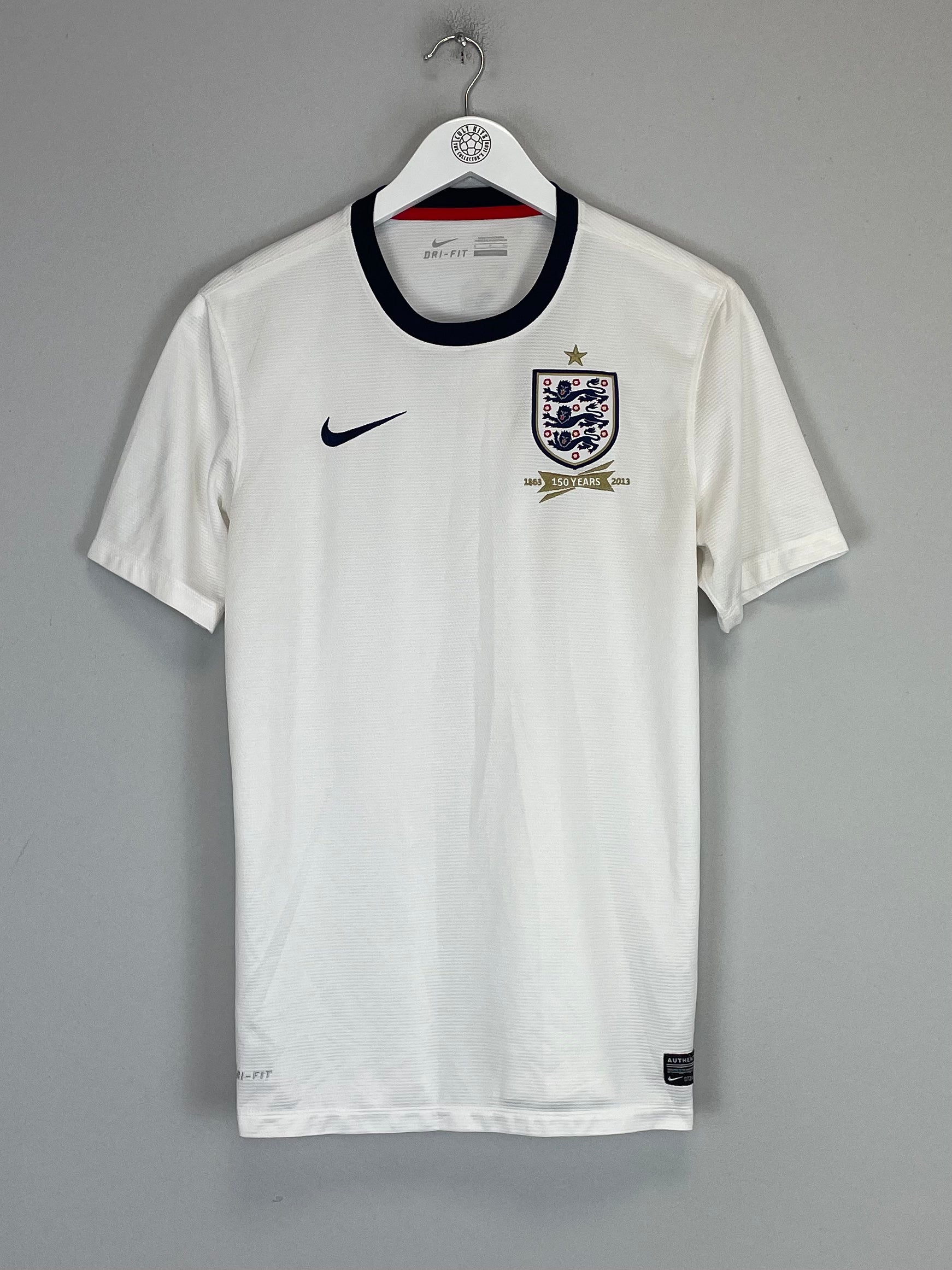 Shop 2013 ENGLAND *150 YEAR* HOME SHIRT (S) NIKE, classic football shirts, vintage football shirts & retro soccer jerseys at Cult Kits