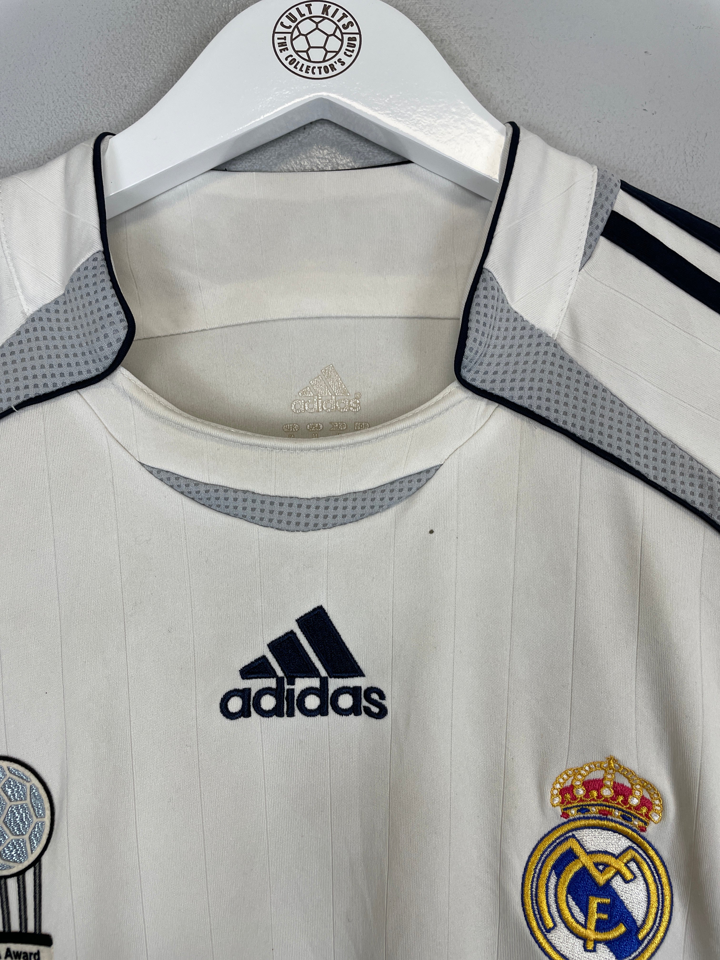 Shop 2006/07 REAL MADRID RONALDO #9 HOME SHIRT (M) ADIDAS, classic football shirts, vintage football shirts & retro soccer jerseys at Cult Kits