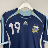 Shop 2006/07 ARGENTINA MESSI #19 AWAY SHIRT (M) ADIDAS, classic football shirts, vintage football shirts & retro soccer jerseys at Cult Kits