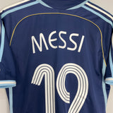 Shop 2006/07 ARGENTINA MESSI #19 AWAY SHIRT (M) ADIDAS, classic football shirts, vintage football shirts & retro soccer jerseys at Cult Kits
