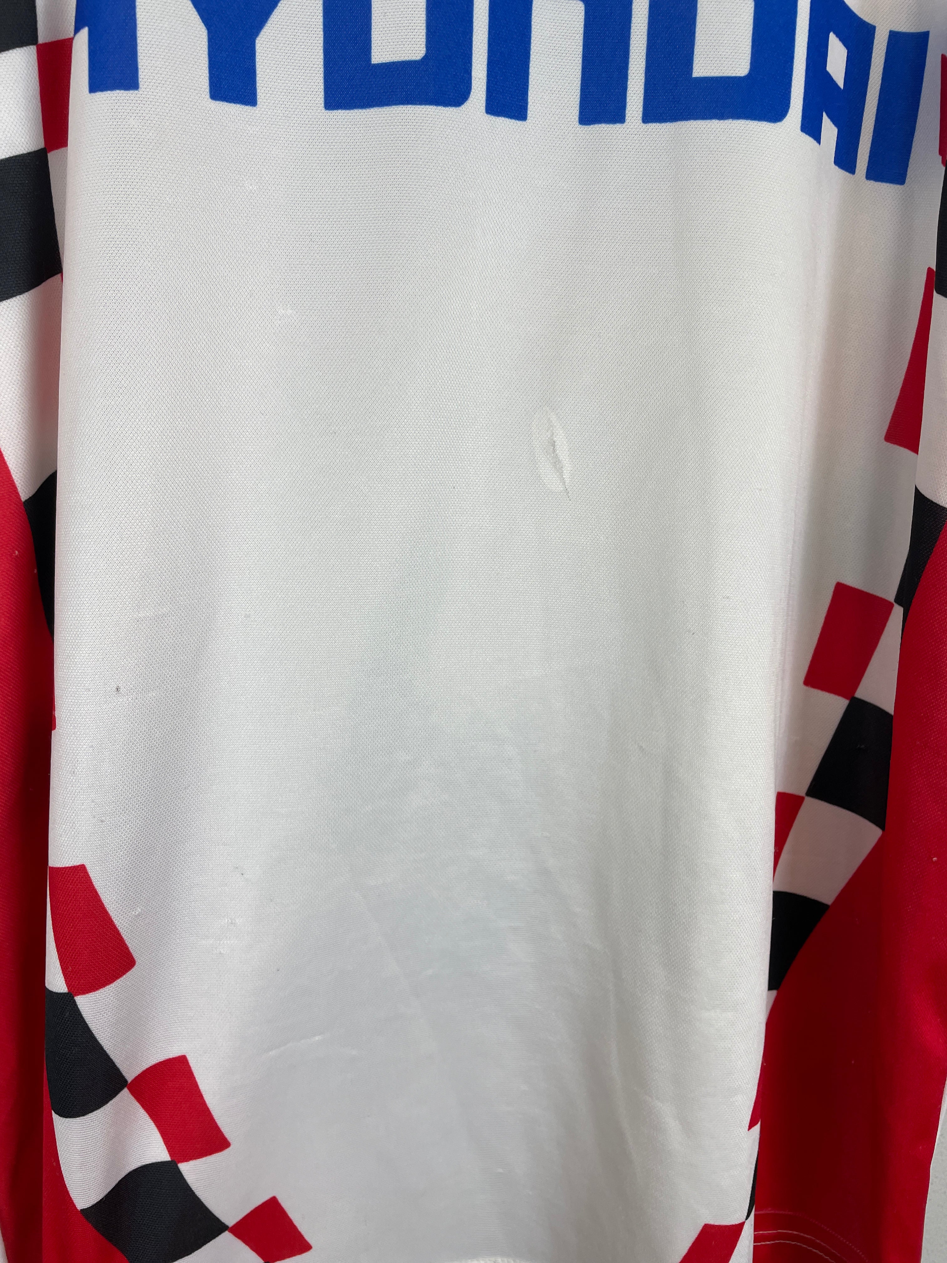 Shop 1996/97 HAMBURG HOME SHIRT (L) UHLSPORT, classic football shirts, vintage football shirts & retro soccer jerseys at Cult Kits