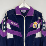 Shop 1997/98 REAL MADRID TRACK JACKET (M) KELME, classic football shirts, vintage football shirts & retro soccer jerseys at Cult Kits