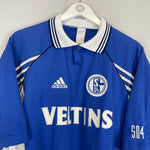 Shop 1998/00 SCHALKE HOME SHIRT (XL) ADIDAS, classic football shirts, vintage football shirts & retro soccer jerseys at Cult Kits