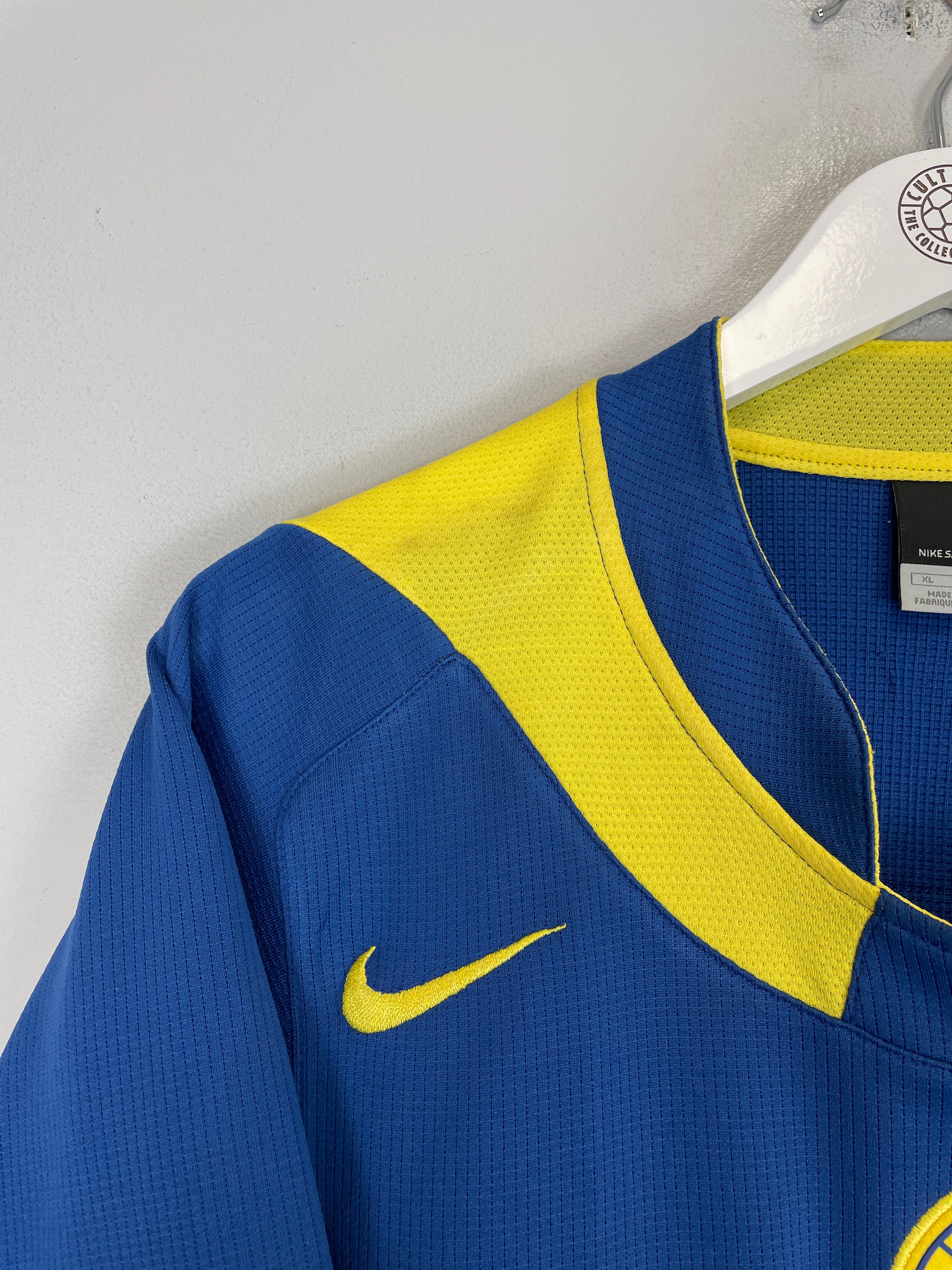 Shop 2004/05 CLUB AMERICA AWAY SHIRT (XL) NIKE, classic football shirts, vintage football shirts & retro soccer jerseys at Cult Kits