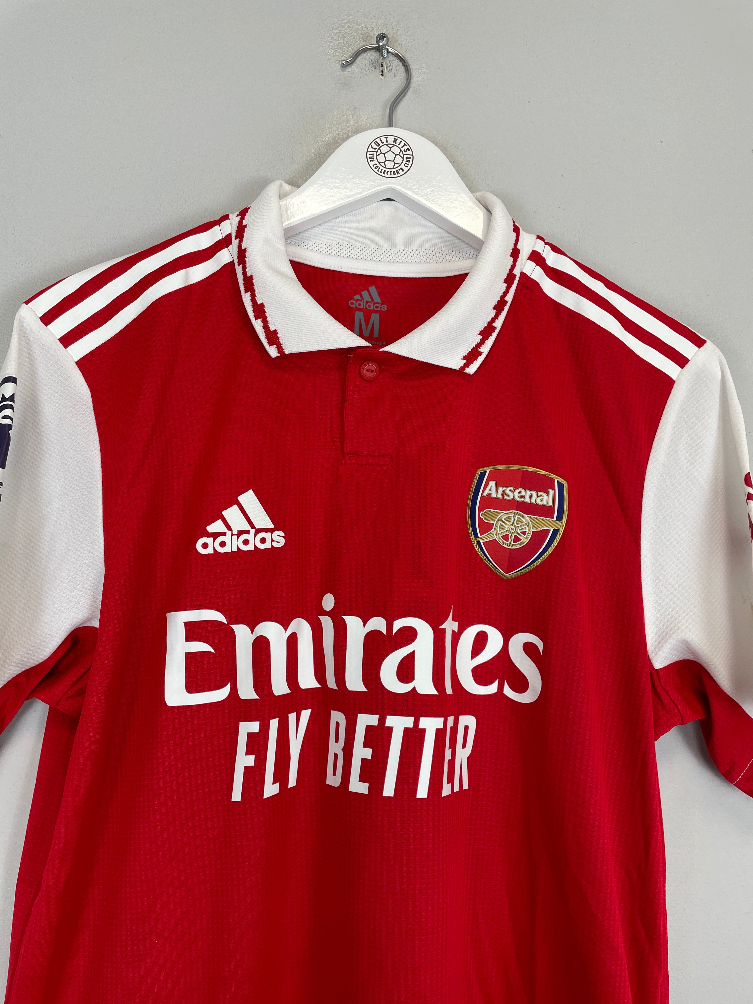 Shop 2022/23 ARSENAL SAKA #7 *MATCH WORN* HOME SHIRT (M) ADIDAS, classic football shirts, vintage football shirts & retro soccer jerseys at Cult Kits