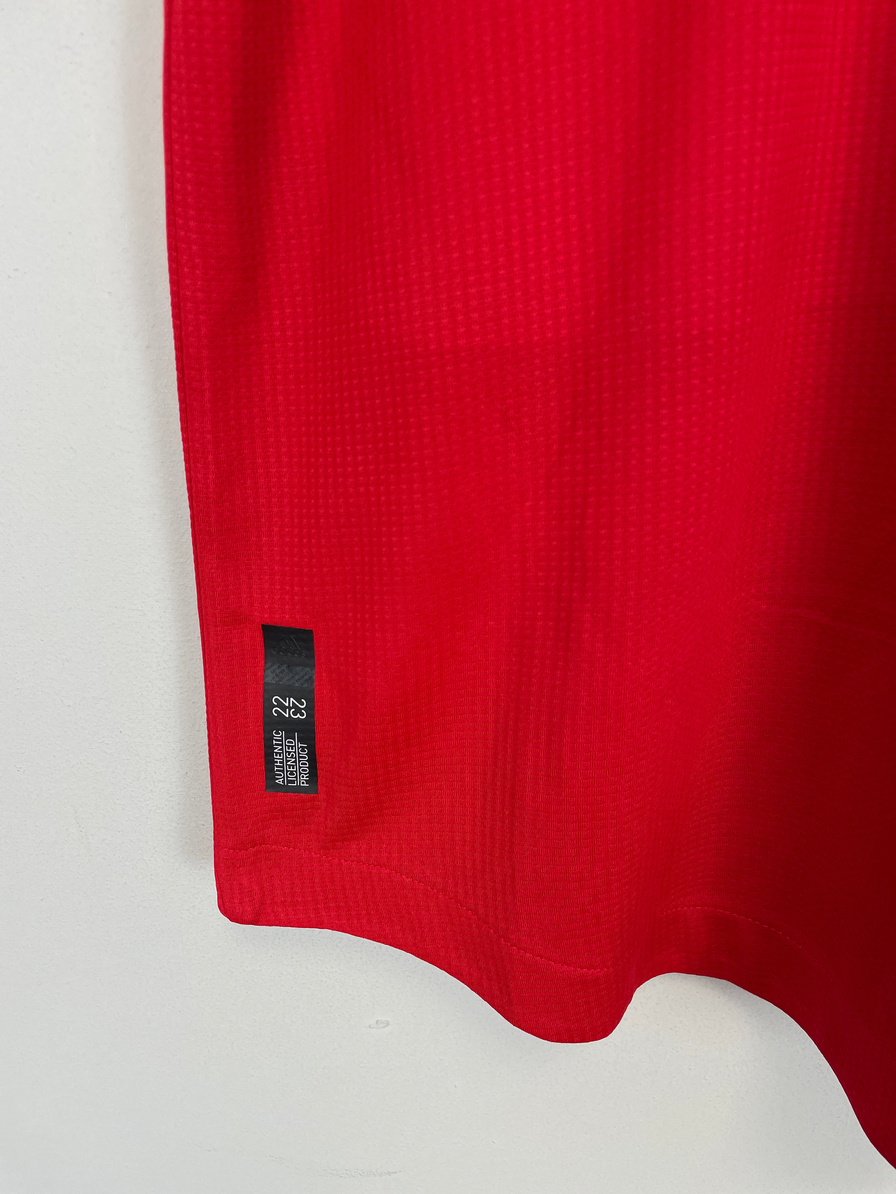 Shop 2022/23 ARSENAL SAKA #7 *MATCH WORN* HOME SHIRT (M) ADIDAS, classic football shirts, vintage football shirts & retro soccer jerseys at Cult Kits