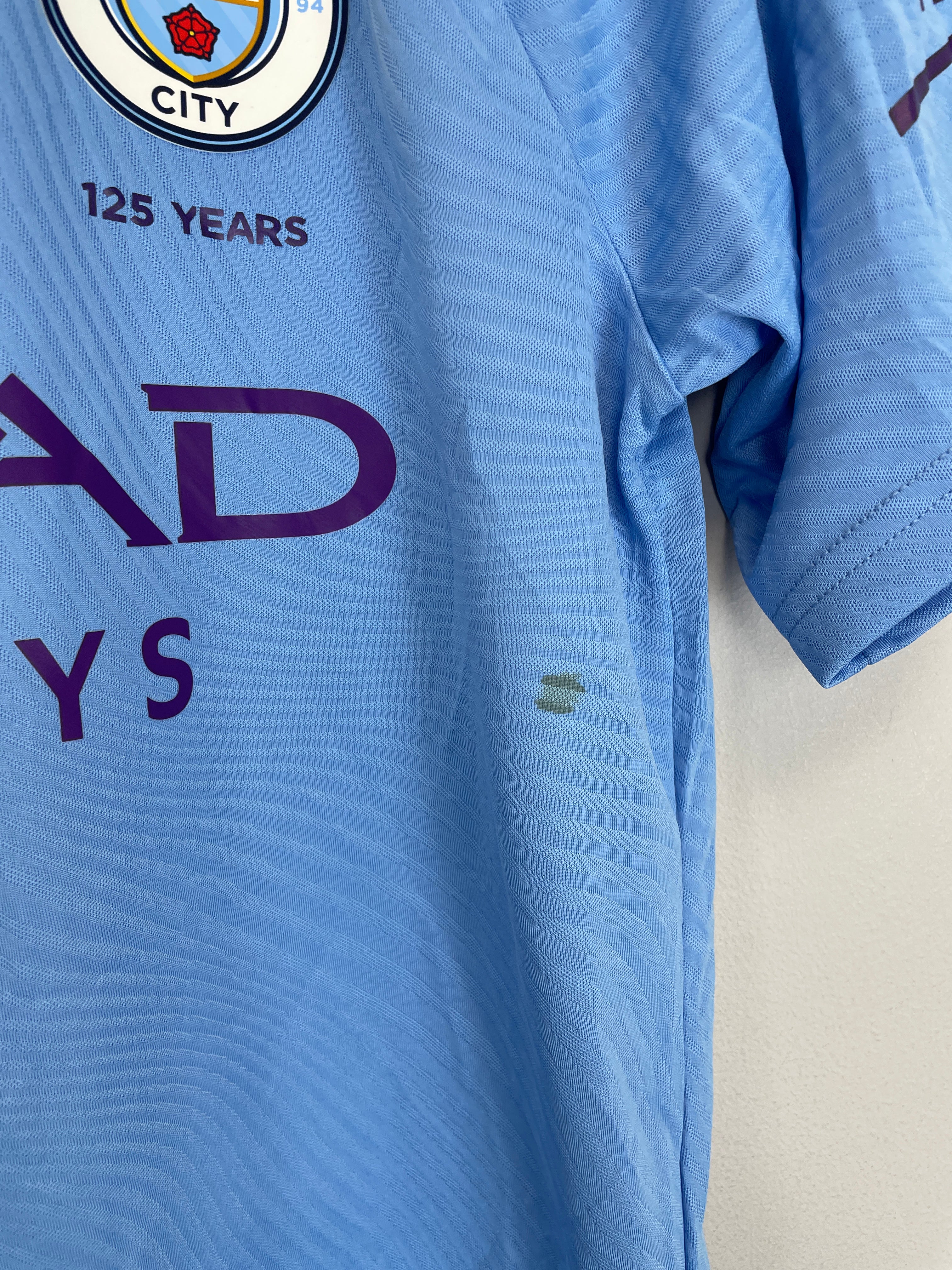 Shop 2019/20 MANCHESTER CITY DE BRUYNE #17 *MATCH WORN* HOME SHIRT (M) PUMA, classic football shirts, vintage football shirts & retro soccer jerseys at Cult Kits