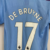 Shop 2019/20 MANCHESTER CITY DE BRUYNE #17 *MATCH WORN* HOME SHIRT (M) PUMA, classic football shirts, vintage football shirts & retro soccer jerseys at Cult Kits