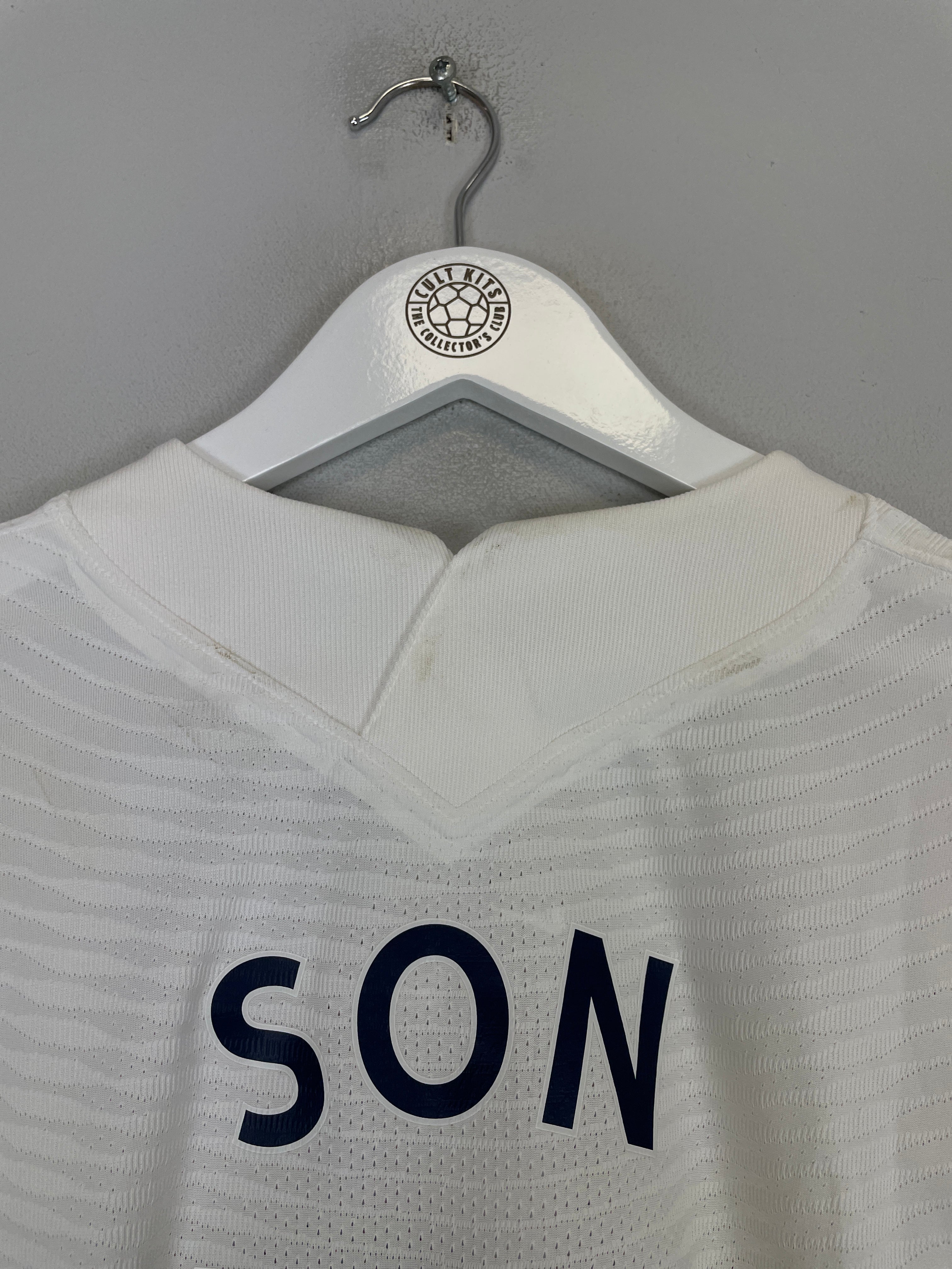 Shop 2021/22 TOTTENHAM SON #7 *MATCH WORN* HOME SHIRT (M) NIKE, classic football shirts, vintage football shirts & retro soccer jerseys at Cult Kits