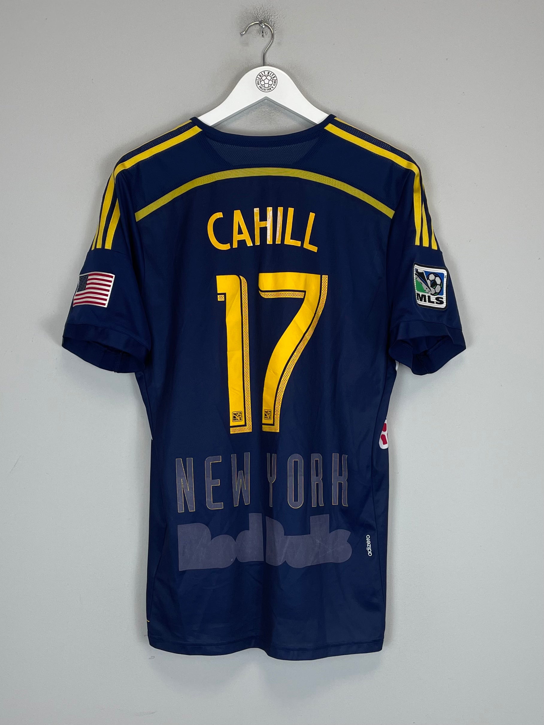 Shop 2014/15 NEW YORK RED BULLS CAHILL #17 *AUTHENTIC* AWAY SHIRT (L) ADIDAS, classic football shirts, vintage football shirts & retro soccer jerseys at Cult Kits