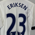 Shop 2015/16 TOTTENHAM ERIKSEN #23 *MATCH ISSUE + SIGNED* HOME SHIRT (M) UNDER ARMOUR, classic football shirts, vintage football shirts & retro soccer jerseys at Cult Kits