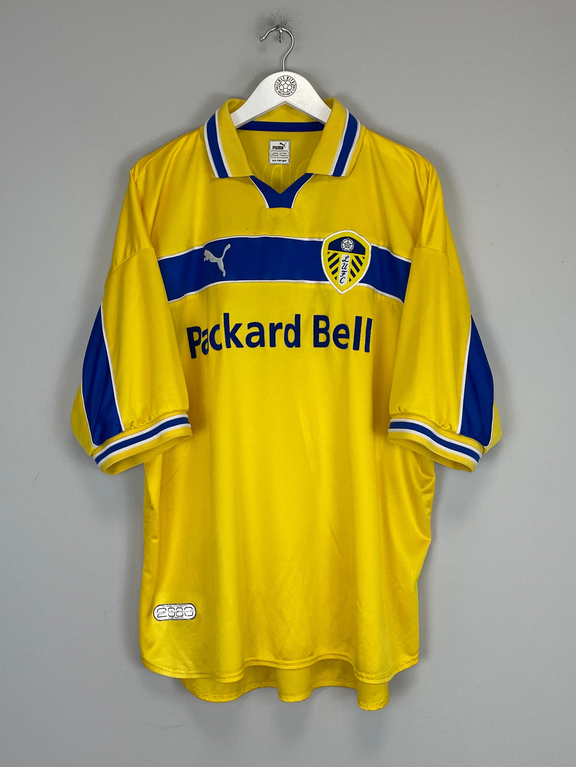 Shop 1999/00 LEEDS UNITED WOODGATE #6 THIRD SHIRT (XXL) PUMA, classic football shirts, vintage football shirts & retro soccer jerseys at Cult Kits