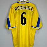 Shop 1999/00 LEEDS UNITED WOODGATE #6 THIRD SHIRT (XXL) PUMA, classic football shirts, vintage football shirts & retro soccer jerseys at Cult Kits