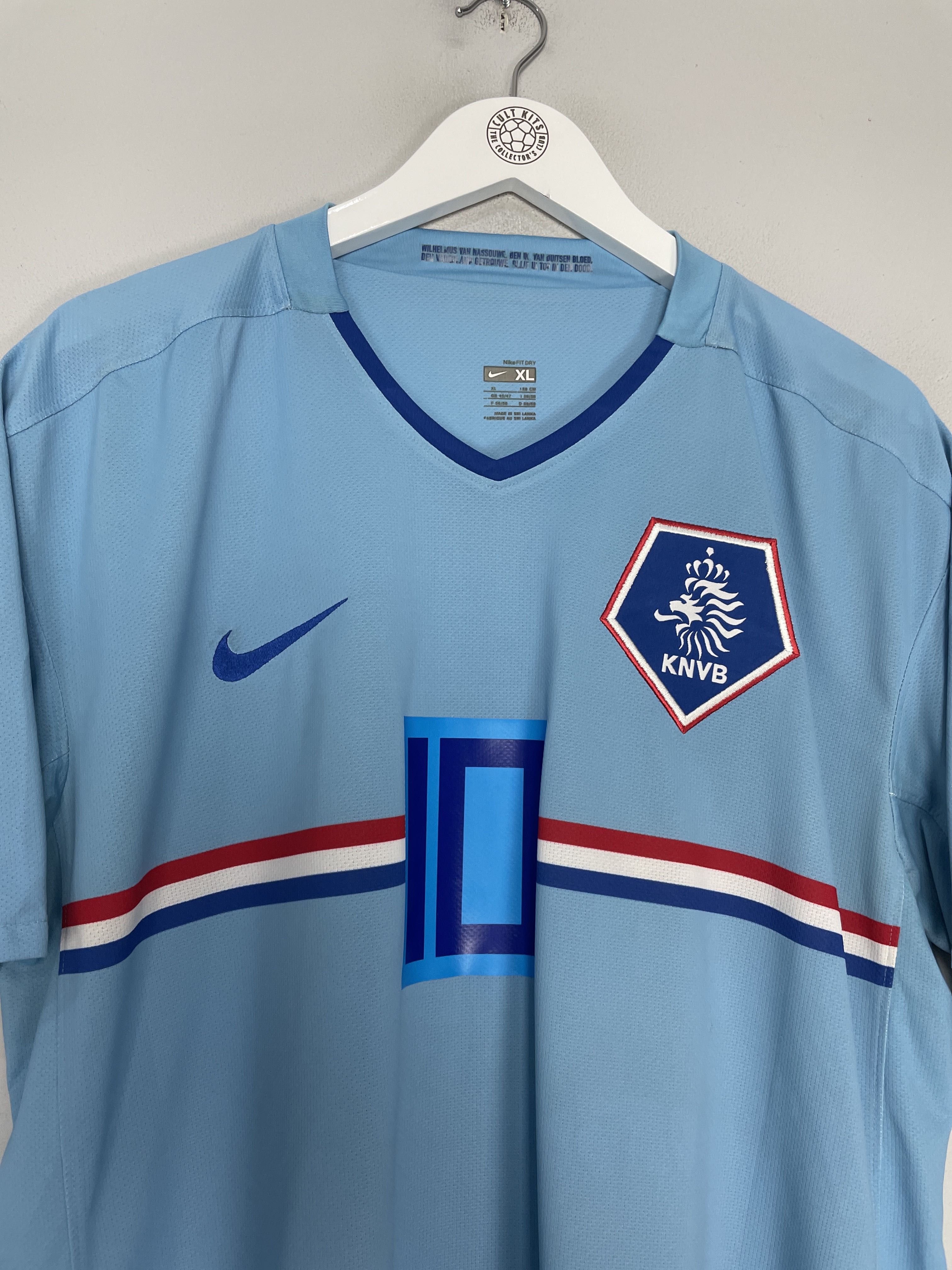 Shop 2008/09 NETHERLANDS SNEIJDER #10 AWAY SHIRT (XL) NIKE, classic football shirts, vintage football shirts & retro soccer jerseys at Cult Kits
