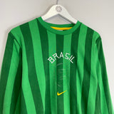 Shop 1970s BRAZIL NIKE TRIBUTE GK SHIRT (MULTIPLE SIZES), classic football shirts, vintage football shirts & retro soccer jerseys at Cult Kits
