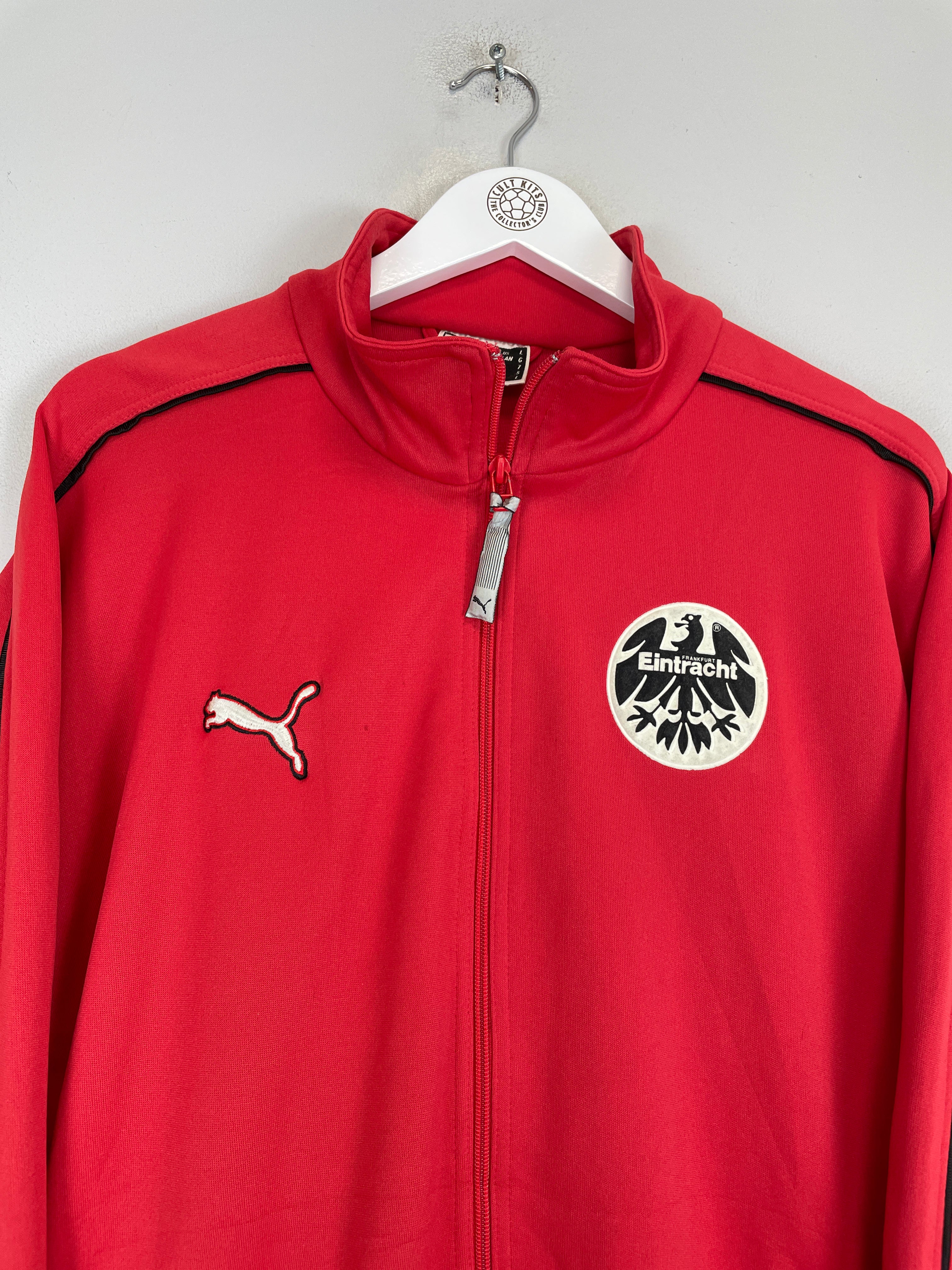 Shop 1998/00 EINTRACHT FRANKFURT TRACK JACKET (L) PUMA, classic football shirts, vintage football shirts & retro soccer jerseys at Cult Kits
