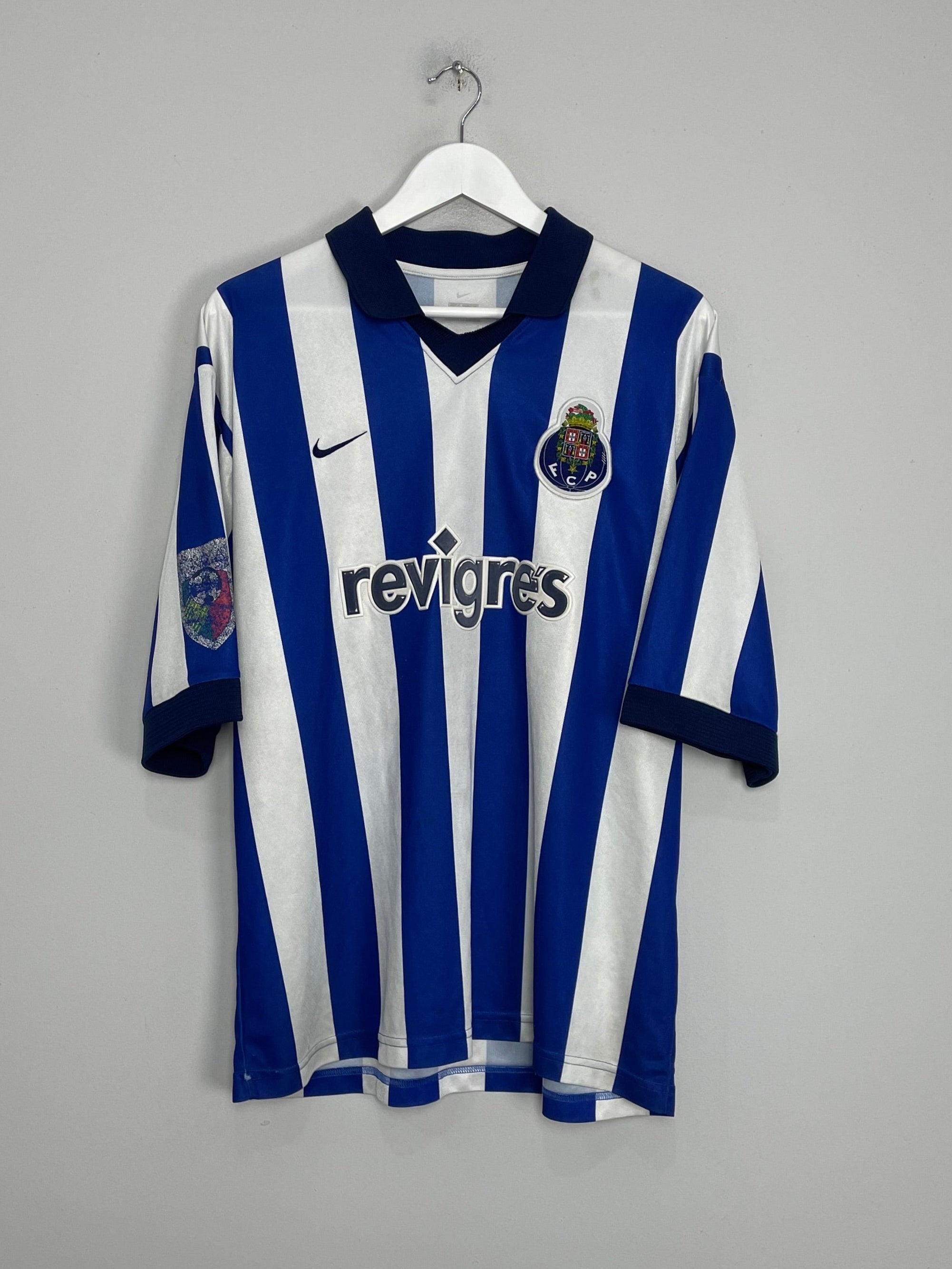 Shop 2002/03 PORTO HOME SHIRT (XL) NIKE, classic football shirts, vintage football shirts & retro soccer jerseys at Cult Kits