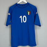 Shop 2000/02 ITALY TOTTI #10 HOME SHIRT (XL) KAPPA, classic football shirts, vintage football shirts & retro soccer jerseys at Cult Kits