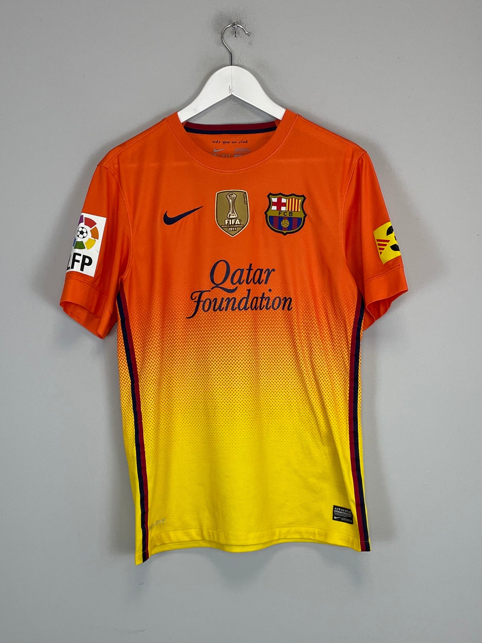 Shop 2012/13 BARCELONA MESSI #10 AWAY SHIRT (S) NIKE, classic football shirts, vintage football shirts & retro soccer jerseys at Cult Kits