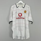 Shop 2003/04 MANCHESTER UNITED RONALDO #7 C/L AWAY SHIRT (XXXL) NIKE, classic football shirts, vintage football shirts & retro soccer jerseys at Cult Kits