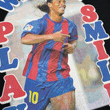 Shop PLAY WITH A SMILE BOOTLEG TEE, classic football shirts, vintage football shirts & retro soccer jerseys at Cult Kits