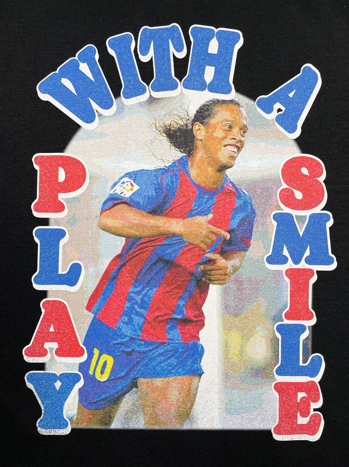 Shop PLAY WITH A SMILE BOOTLEG TEE, classic football shirts, vintage football shirts & retro soccer jerseys at Cult Kits