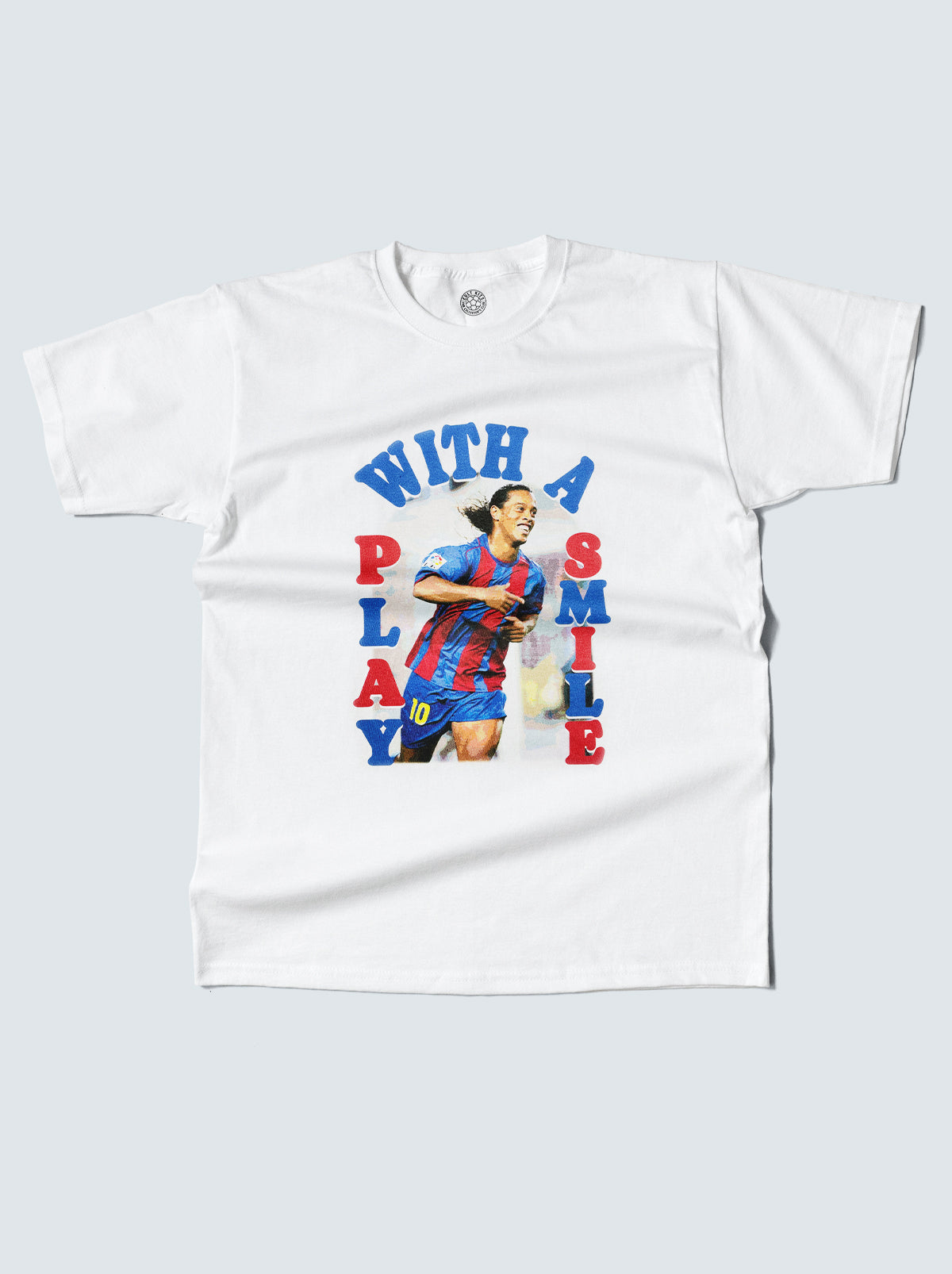 Shop PLAY WITH A SMILE BOOTLEG TEE, classic football shirts, vintage football shirts & retro soccer jerseys at Cult Kits