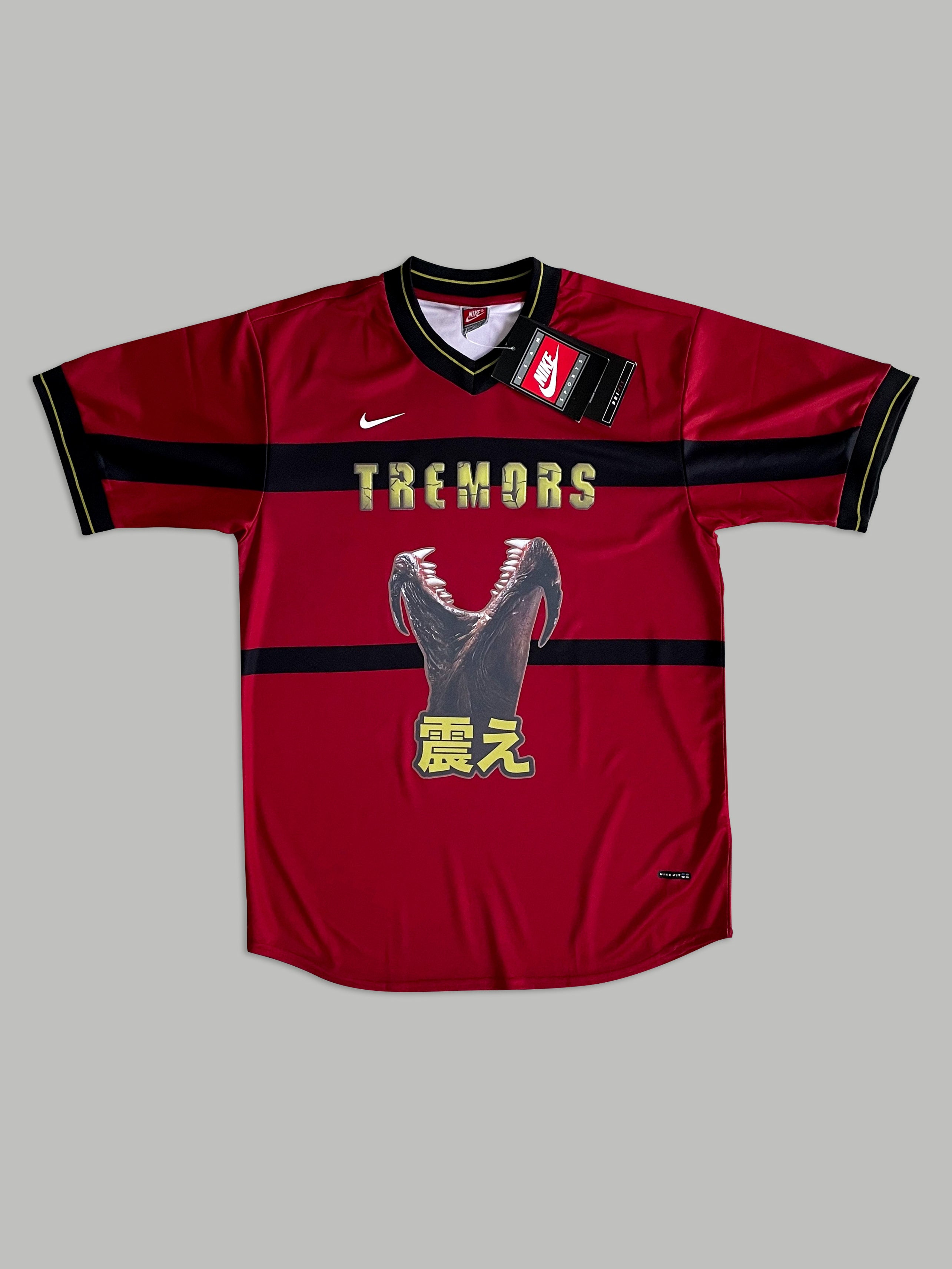 Shop 1990 CULT KITS X TREMORS JAPANESE MOVIE MASHUP (L) NIKE, classic football shirts, vintage football shirts & retro soccer jerseys at Cult Kits
