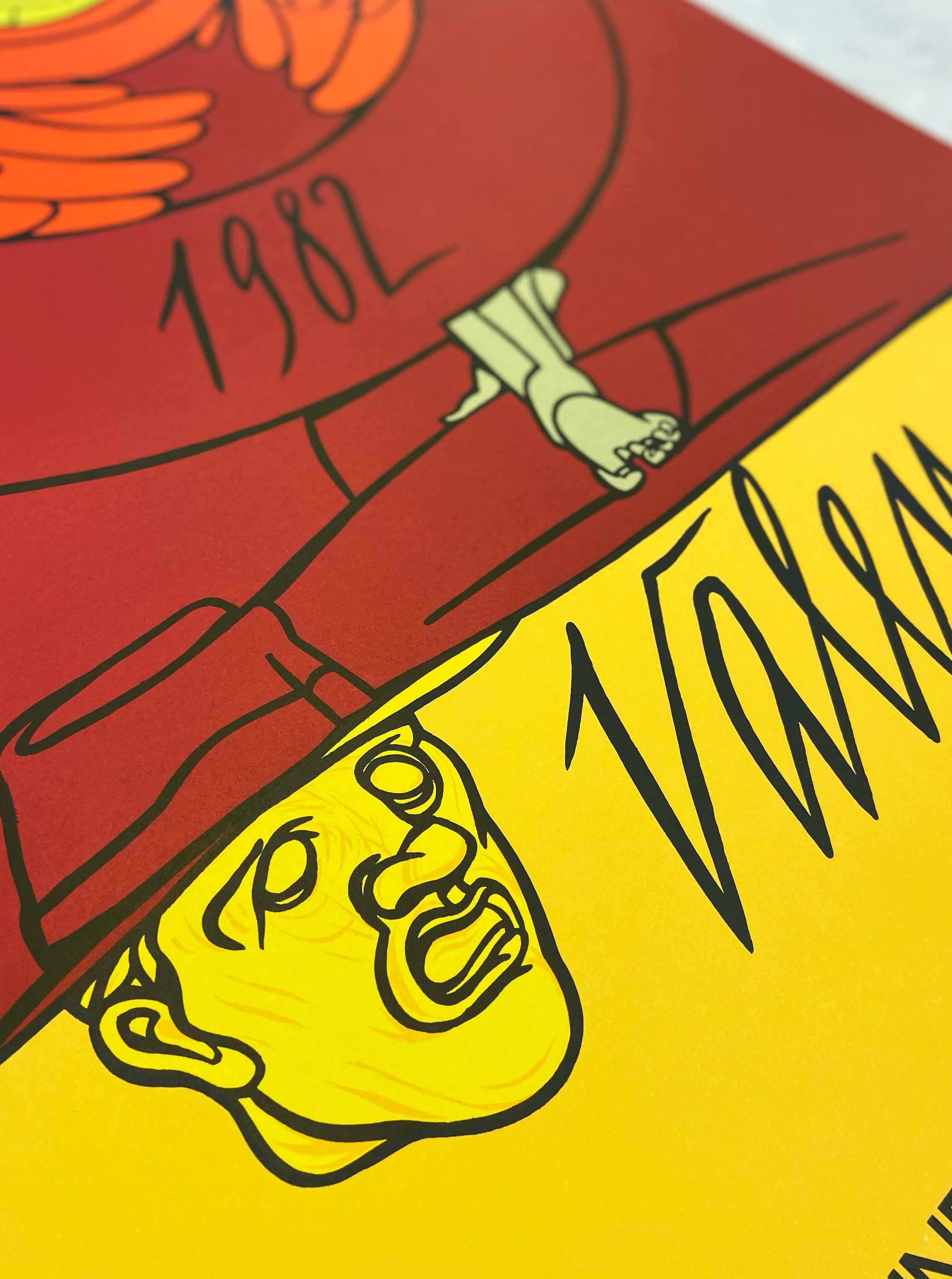 Shop 1982 VALENCIA COPA DEL MUNDO DE FUTBOL ESPANA ORIGINAL PRINT, classic football shirts, vintage football shirts & retro soccer jerseys at Cult Kits