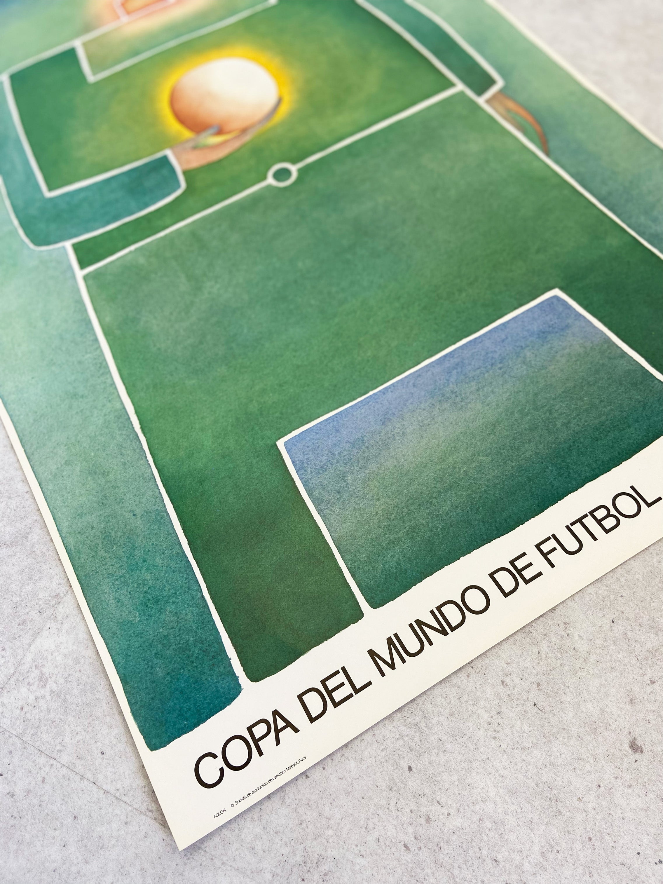 Shop 1982 ZARAGOZA COPA DEL MUNDO DE FUTBOL ESPANA ORIGINAL PRINT, classic football shirts, vintage football shirts & retro soccer jerseys at Cult Kits