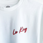 Shop CANTONA 'LE KING' BOOTLEG TEE, classic football shirts, vintage football shirts & retro soccer jerseys at Cult Kits