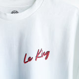 Shop CANTONA 'LE KING' BOOTLEG TEE, classic football shirts, vintage football shirts & retro soccer jerseys at Cult Kits