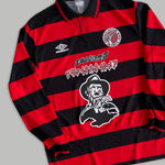 Shop 1992 CULT KITS X FREDDY'S DEAD JAPANESE MOVIE MASHUP (L) UMBRO, classic football shirts, vintage football shirts & retro soccer jerseys at Cult Kits