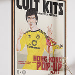 Shop BRUCE LEE HONG KONG POP-UP PART II PRINT, classic football shirts, vintage football shirts & retro soccer jerseys at Cult Kits