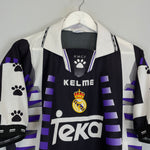 Shop 1997/98 REAL MADRID MIJATOVIC #8 AWAY SHIRT (L) KELME, classic football shirts, vintage football shirts & retro soccer jerseys at Cult Kits