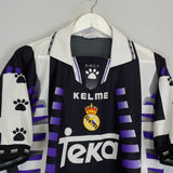 Shop 1997/98 REAL MADRID MIJATOVIC #8 AWAY SHIRT (L) KELME, classic football shirts, vintage football shirts & retro soccer jerseys at Cult Kits