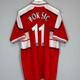 Shop 2000/01 MIDDLESBROUGH BOKSIC #11 HOME SHIRT (XL) ERREA, classic football shirts, vintage football shirts & retro soccer jerseys at Cult Kits