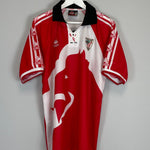 Shop 1997/98 ATHLETIC BILBAO ALKORTA M #4 *CENTENARY* HOME SHIRT (XL) KAPPA, classic football shirts, vintage football shirts & retro soccer jerseys at Cult Kits