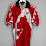 Shop 1997/98 ATHLETIC BILBAO ALKORTA M #4 *CENTENARY* HOME SHIRT (XL) KAPPA, classic football shirts, vintage football shirts & retro soccer jerseys at Cult Kits