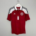 Shop 2012/13 DENMARK ERIKSEN #8 HOME SHIRT (S) ADIDAS, classic football shirts, vintage football shirts & retro soccer jerseys at Cult Kits