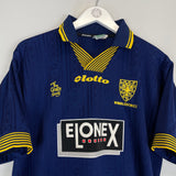 Shop 1997/99 WIMBLEDON EKOKU #9 HOME SHIRT (M) LOTTO, classic football shirts, vintage football shirts & retro soccer jerseys at Cult Kits