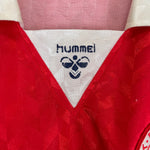 Shop 1988/90 DENMARK HOME SHIRT (L) HUMMEL, classic football shirts, vintage football shirts & retro soccer jerseys at Cult Kits