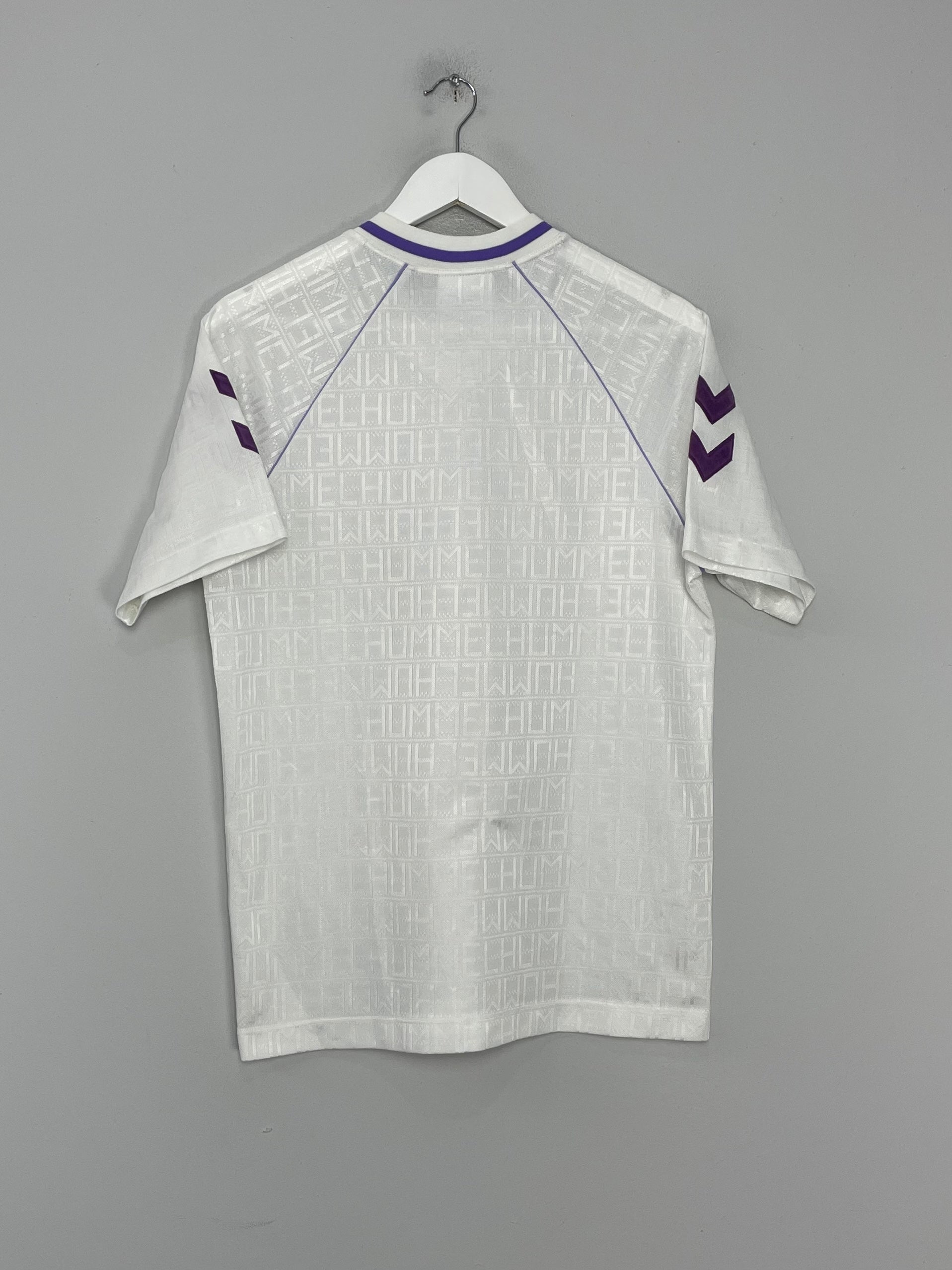 Shop 1990/91 REAL MADRID TEMPLATE HOME SHIRT (S) HUMMEL, classic football shirts, vintage football shirts & retro soccer jerseys at Cult Kits