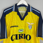 Shop 1996/97 LAZIO NESTA #13 AWAY SHIRT (XL) UMBRO, classic football shirts, vintage football shirts & retro soccer jerseys at Cult Kits