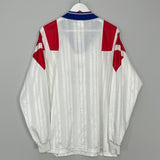 Shop 1992/94 RANGERS *PLAYER ISSUE* L/S AWAY SHIRT (XL) ADIDAS, classic football shirts, vintage football shirts & retro soccer jerseys at Cult Kits