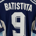 Shop 1998/99 ARGENTINA BATISTUTA #9 AWAY SHIRT (M) ADIDAS, classic football shirts, vintage football shirts & retro soccer jerseys at Cult Kits